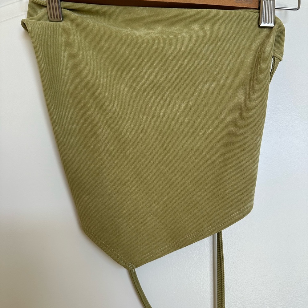 green bandanna top